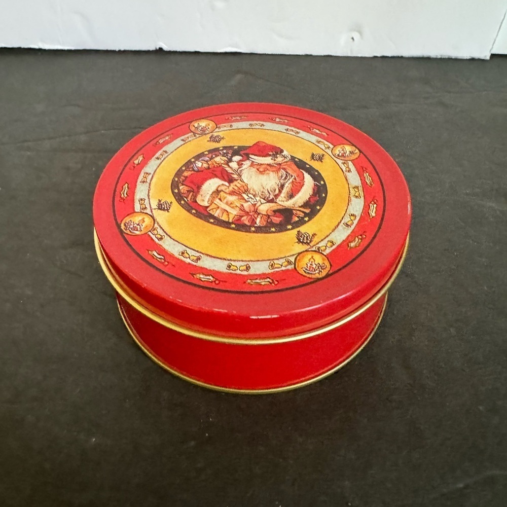 Tin Christmas Coaster Set